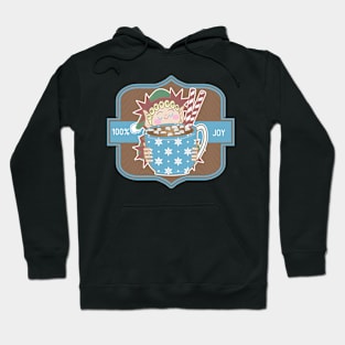 Christmas Cheer Holiday Cocoa Badge Hoodie